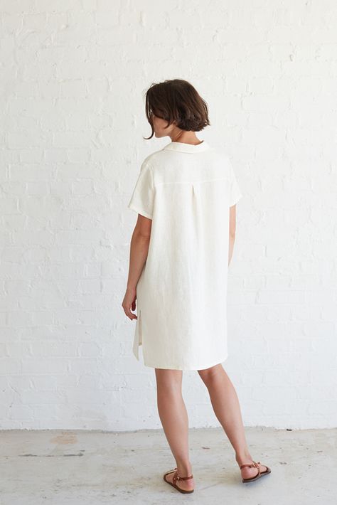 Shirt Dress Pattern Free Sewing, Linen Dress Sewing Patterns, Linen Dress Sewing Pattern, Shirt Dress Pattern Free, Simple Linen Dress Pattern, Easy Linen Dress Pattern, Linen Dress Pattern Sewing, Linen Dress Pattern Free, Diy Linen Dress