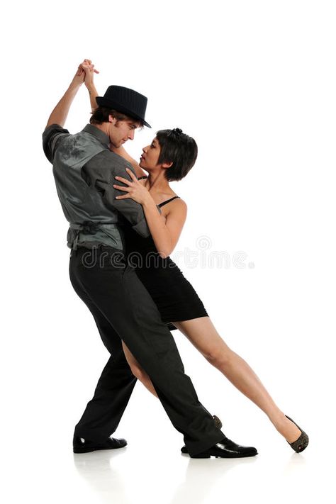 Couple dancing Tango. Isolated on a white background , #Affiliate, #Tango, #dancing, #Couple, #background, #white #ad Couple Dancing Reference, Dancing Pose Reference, Dancing Reference, Salsa Dance Lessons, Jive Dance, Dancing Pose, Dance Instruction, Tango Dance, Partner Dance