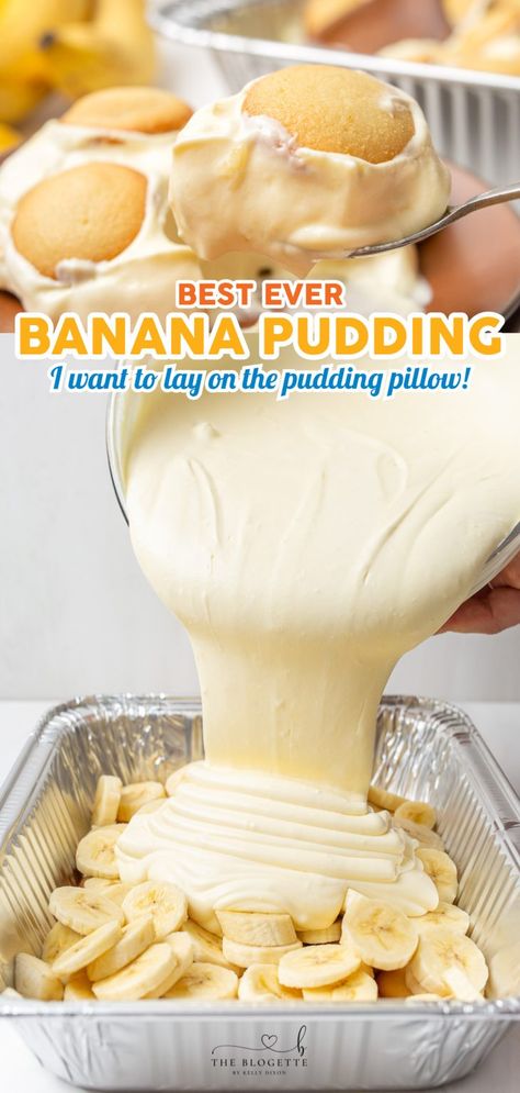 This Banana Pudding recipe is a no-bake dessert that is filled with creamy French pudding, sliced bananas, and vanilla wafers. Best Ever Banana Pudding, French Pudding, Best Banana Pudding Recipe, The Best Banana Pudding, Banana Pudding Desserts, Easy Banana Pudding, Banana Pudding Recipe, Banana Dessert Recipes, Best Banana Pudding