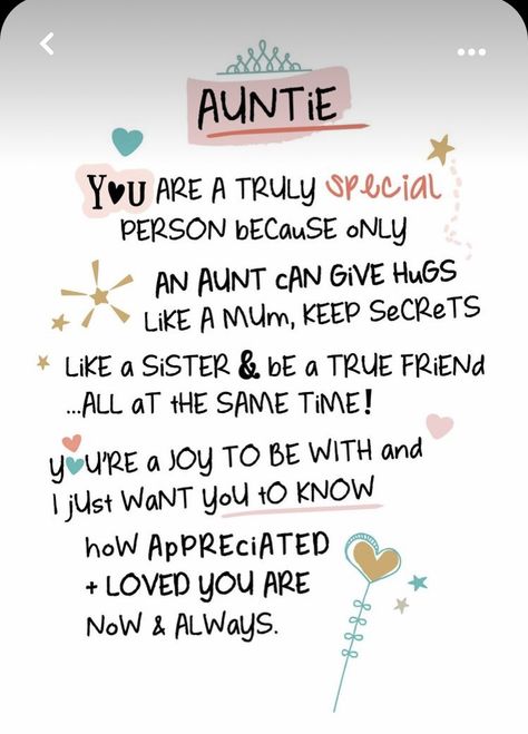 Happy Birthday Wishes Aunt, Birthday Quotes For Aunt, Niece Quotes From Aunt, Birthday Wishes For Aunt, Birthday Card For Aunt, Happy Birthday Auntie, Happy Birthday Aunt, Aunts Birthday, Auntie Quotes