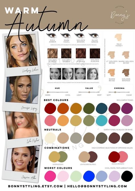 Warm Skin Tone Colors, Autumn Skin Tone, Dark Autumn Makeup, Warm Autumn Color Palette, Autumn Color Analysis, Deep Autumn Palette, Autumn Color Palette Fashion, Color Palette Fashion, Deep Autumn Color Palette