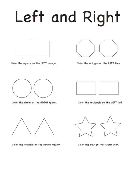 left and right printable Left And Right For Preschoolers, Teaching Left And Right Preschool, Right And Left Worksheet For Kids, Left And Right Worksheets Kindergarten, Left And Right Activities, Left And Right Worksheets, Preschool Learning Activities Printables, Worksheet Kindergarten, Dinosaurs Preschool