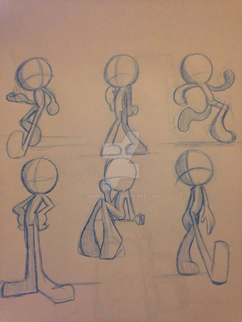 Rubber Hose Style Character, Cartoon Characters Poses, Cartoon Character Poses Reference, رسم كاريكاتير, Cartoon Body, Cartoon Style Drawing, Body Drawing Tutorial, Rubber Hose, Of Poses