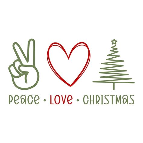 Vector peace love christmas svg tshirt d... | Premium Vector #Freepik #vector #winter #holiday #vintage #art Jack Skellington Svg, Peace Love Christmas, Magnolia Christmas, Designs For Cricut, Christmas Party Ideas, Love Svg, Silhouette Crafts, Love Christmas, Christmas Stuff