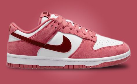 Oct 11, 2023 - Discover the details of the women-exclusive Nike Dunk Low Valentine's Day, releasing in January 2024. Find release information and images here. Valentines Day Jordans, Nike Low Dunk, Nike Essentials, Dunks Outfit, Trendy Shoes Sneakers, Shoes Outfit Fashion, Cute Nike Shoes, Valentines Outfits, Cute Nikes