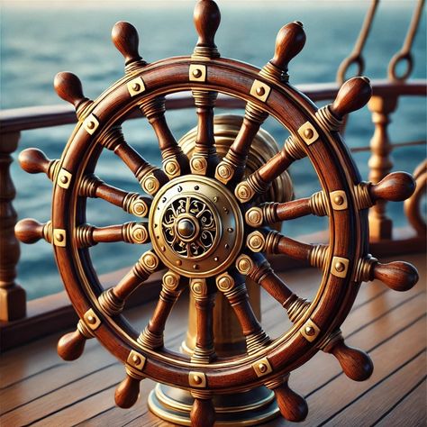 🚢🌊 Embrace the timeless charm of the sea with Aladean’s Handmade Wooden Ship Wheel! Perfectly crafted with polished wood and brass accents, this piece is a must-have for any nautical-themed space. Whether you’re decorating your home, boat, or yacht, this ship wheel adds a touch of maritime elegance and vintage style. ⚓✨ #NauticalDecor #Aladean #ShipWheel https://aladean.com/collections/ship-wheel-manufacturer-wholesale-supplier Add a piece of maritime history to your space with our beautifull... Ship Wheel Decor, Sailing Logo, Eclectic Wallpaper, Polished Wood, Wheel Decor, Ship Wheel, Wooden Ship, Sheesham Wood, Wood Polish