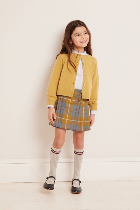 Bonpoint Back To School 2023 capsule @bonpoint #Bonpoint #falloutfits2023 #fw23 #fall #winter #fallwinter2023 #childrens #kids #childrenswear #kidswear #kidsfashion #girls #kidsfashionblog #yellow Kids Fashion Blog, Kids Winter Outfits, Kids Winter Fashion, Yellow Skirt, Kids Fashion Clothes, School Fashion, Kids' Fashion, School Outfits, Kids Wear