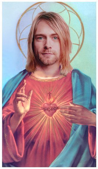 Kurt Cobain, Nirvana, Jesus, Blue