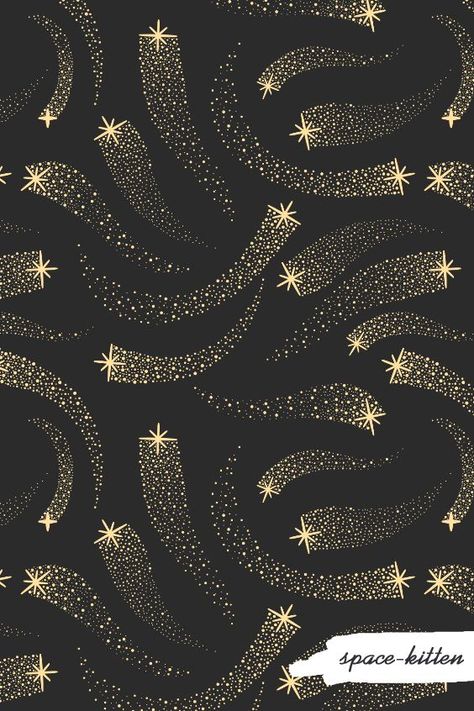 Magical stars seamless pattern. Night Pattern, Magic Stars, Light Pattern Design, Endless Pattern, Magic Pattern, Stars Artwork, Illustration Stars, Magical Design, Space Cute Art