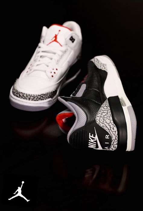 Fresh Jordan Iii, Urban Sneakers, Jordans Retro, Black Nike Shoes, Nike Shoes Jordans, Fresh Sneakers, Shoes Sneakers Nike, Popular Sneakers, Retro Jordans