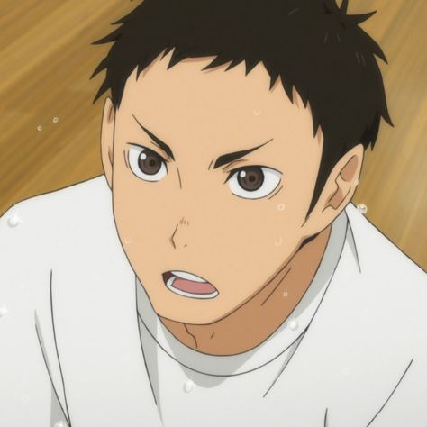 Daichi Haikyuu, Haikyuu Daichi, Spotify Themes, Sawamura Daichi, Daichi Sawamura, Haikyuu Icons, Smash Or Pass, Haikyuu Karasuno, Volleyball Anime