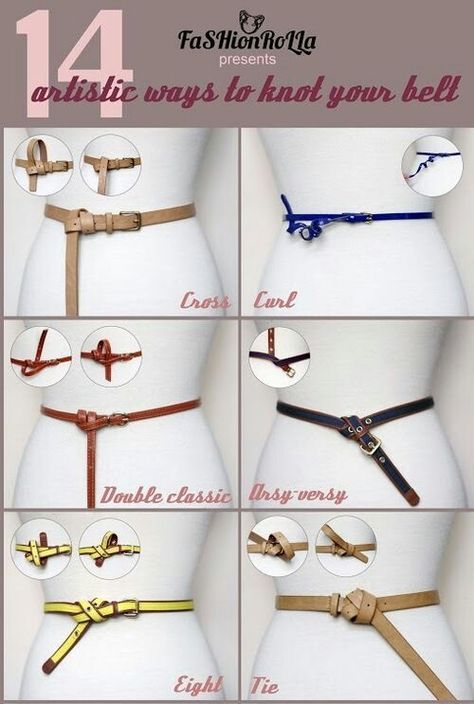 Belt knots How To Tie A Belt, Vikings Clothing, How To Wear Belts, Mode Tips, Fashion Terms, Clubbing Outfits, Diy Fashion Hacks, Chique Outfits, Fashion Vocabulary