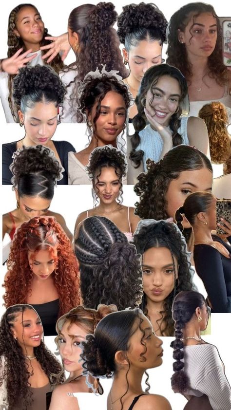 Quick Curly Hairstyles, Curly Hair Beauty, Curly Hair Care Routine, Mixed Curly Hair, Hair Inspiration Long, Curly Hair Photos, Cute Curly Hairstyles, Hairstyles For Layered Hair, Curly Hair Styles Easy