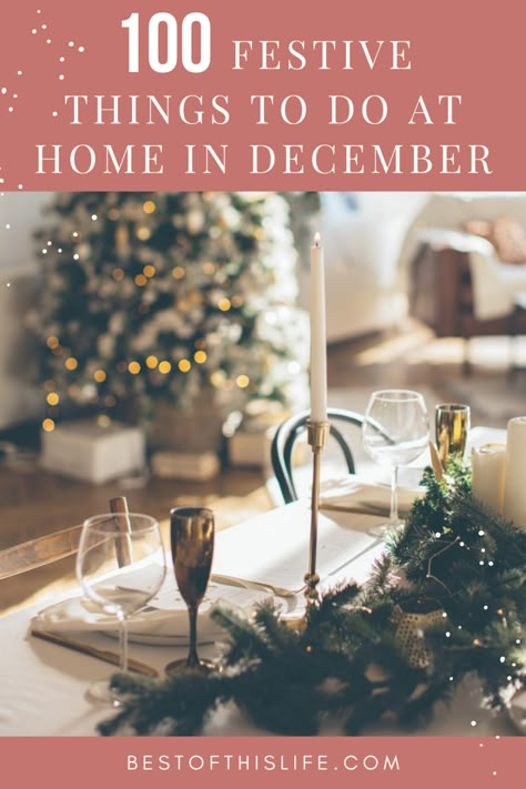 Christmas Fun For Adults, Cozy Christmas Activities, Christmas Month Activities, Things To Do During Christmas Season, Things To Do Around Christmas Time, December Activities For Adults, Holiday Things To Do, Fun Christmas Things To Do, Things To Do At Christmas Time