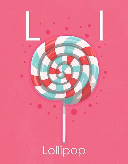 L is for lollipop! / Looking for more of my art? Find the alphabet Flash Cards here (https://etsy.me/2q51ik7) & the poster of all 26 ABC letters here (https://etsy.me/2IFeMt3)! • Millions of unique designs by independent artists. Find your thing. L Is For Lollipop, Letter L Words, Preschool Alphabet Letters, Abc Letters, Alphabet Flashcards, Animal Alphabet, Alphabet Preschool, Little Critter, Create Image