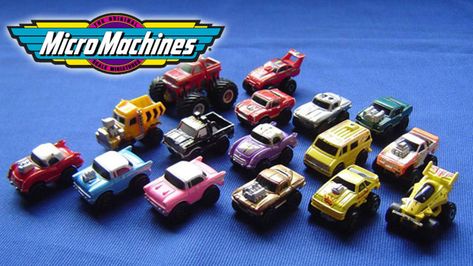 Micro Machines, the tiny toy cars made in the 80s and 90s, will see their official return next year. Micro Machines, 90s Toys, Men In Black, 80s Toys, 90s Childhood, Toy Cars, Childhood Toys, Patch Kids, Retro Toys