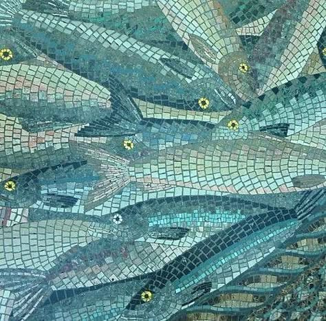 Fish Mosaic, Leo Valdez, Canary Wharf, 영감을 주는 캐릭터, Mosaic Tile, The Fish, Mosaic Art, Percy Jackson, Pretty Pictures