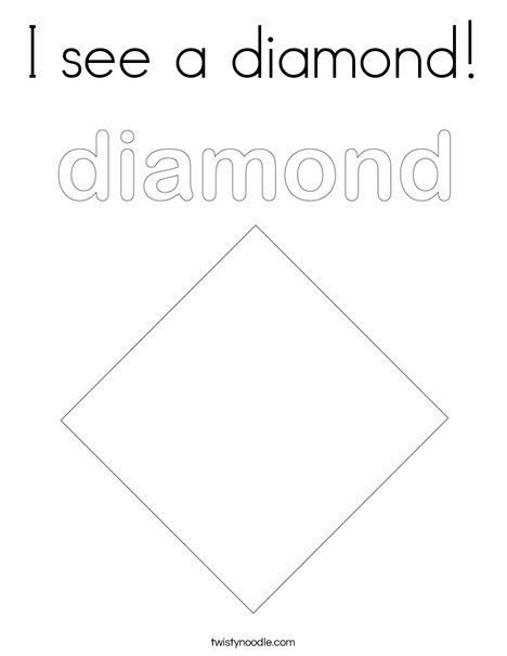 Preschool Diamond Crafts, Camping Coloring Pages, Shape Coloring Pages, Holiday Lettering, Activities For Preschool, Activities Preschool, Cool Coloring Pages, Baby Crafts, Kids Prints