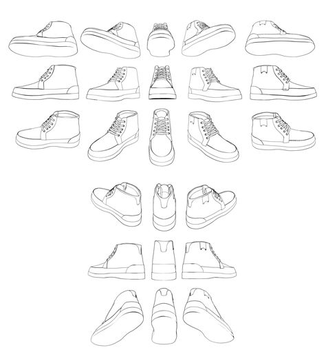 Converse Drawing, Sneakers Sketch, Feet Drawing, Shoe Sketches, Pencak Silat, Art Basics, Shoe Design Sketches, Figure Sketching, Fashion Illustration Sketches