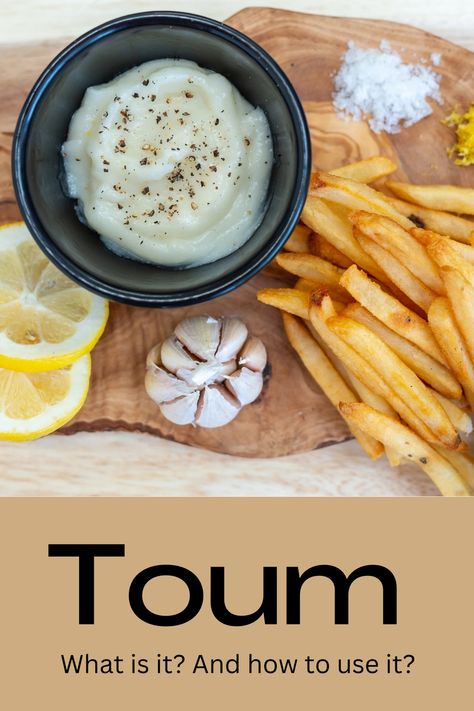 That the heck is Toum, and how do you use it? #toum #lebanese #vegan #plantbased #sauce Toum Garlic Sauce Uses, Lebanese Garlic Sauce, Veggie Dip, Vegan Cookbook, Pasta Sauces, Savoury Recipes, Honey Garlic, Garlic Sauce, Honey Mustard