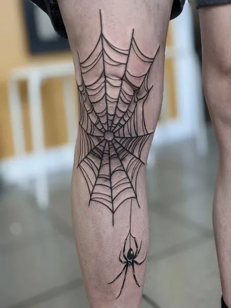 Spider Web Knee Tattoo Skull Elbow Tattoo Men, Spider Man Forearm Tattoo, Spider Tattoo Men Forearm, Cobweb Tattoo Design, Spider Elbow Tattoo Men, Spiderweb Tattoo On Elbow, Spider Wed On Elbow Tattoo, Elbow Tattoo Web, Traditional Spider Web Tattoo Elbow