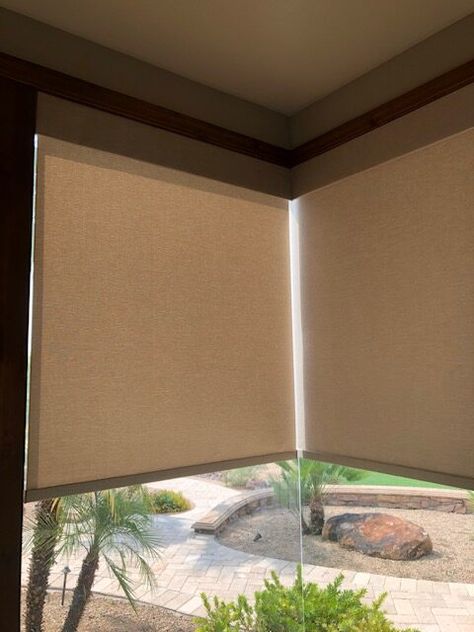 5 Window Covering Ideas for Corner Windows - Window Treatments | custom blinds | custom drapes Corner Window Blind Ideas, Curtain Ideas For Corner Windows, Blinds For Corner Windows, Corner Window Treatments Bedroom, Corner Window Blinds, Corner Window Ideas, Corner Window Treatments, Window Covering Ideas, Kitchen Window Decor