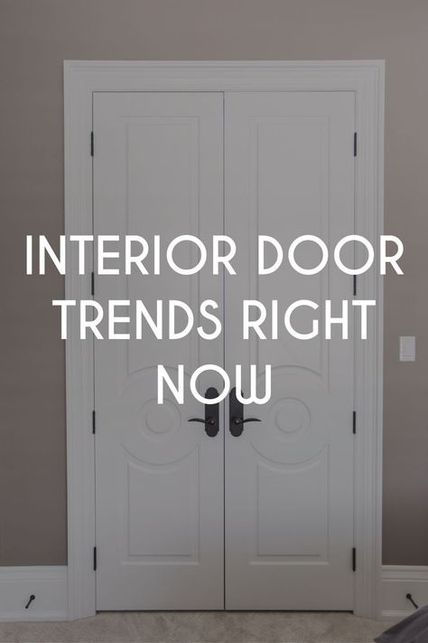 Door trends for homes What Color Interior Doors, On Trend Door Handles, 2023 Door Knob Trends, Door Knobs Inside House, Best Doors For Home, High End Interior Doors, Should All Interior Doors Be The Same Color, Interior Doors Design Ideas, Trending Door Hardware