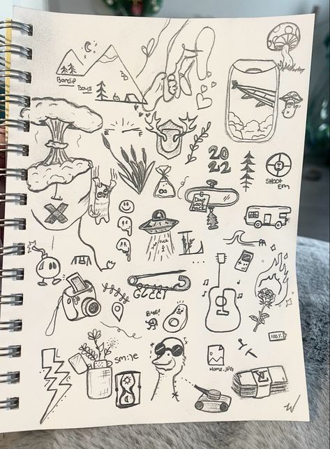 Full Page Of Doodles, Cool Things To Doodle, Page Full Of Doodles, Homework Doodles, Page Doodles, Page Fillers, Notebook Doodle, Arty Ideas, Highest Version