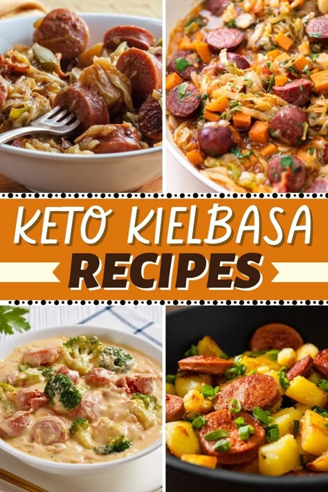 Keto Kielbasa Recipes Crockpot, Keto Kielbasa Soup Recipes, Low Carb Recipes Kilbasa, Keto Kielbasa And Cabbage, Keto Dinner Recipes Kilbasa, Keto Kielbasa Soup, Keto Keilbasa Recipes, Smoked Sausage Low Carb Recipes, Keto Recipes With Kielbasa Sausage