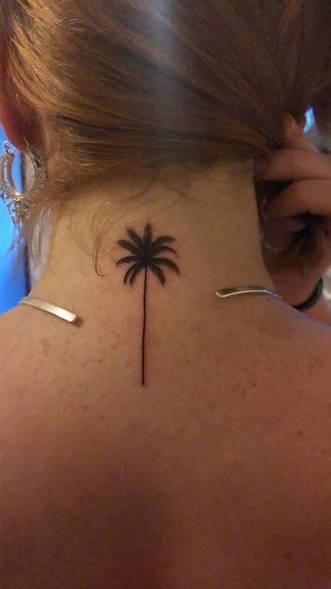 Tree Behind Ear Tattoo, Ear Tattoo Men, Palm Trees Tattoo, Behind Ear Tattoo Men, Trees Tattoo, Tattoo Behind Ear, Tattoo Cover-up, Cover Up Tattoos, Ear Tattoo