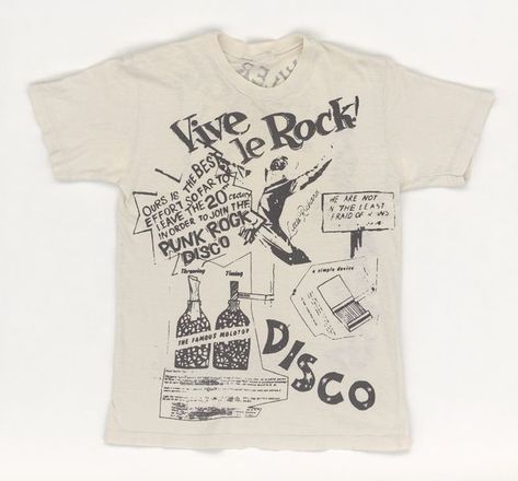 Vive Le Rock | McLaren, Malcolm | V&A Search the Collections Png Clothes, Rock T Shirt, New Rock, Rock T Shirts, Jurassic World, Mode Inspiration, Dream Clothes, Looks Vintage, Fashion Killa