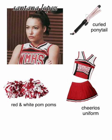 Cheerios Uniform Glee, Santana Lopez Costume, Cheerios Halloween Costume, Glee Cheerios Costume, Cheerios Costume, Glee Halloween Costumes, Glee Halloween, Glee Costume, Glee Party