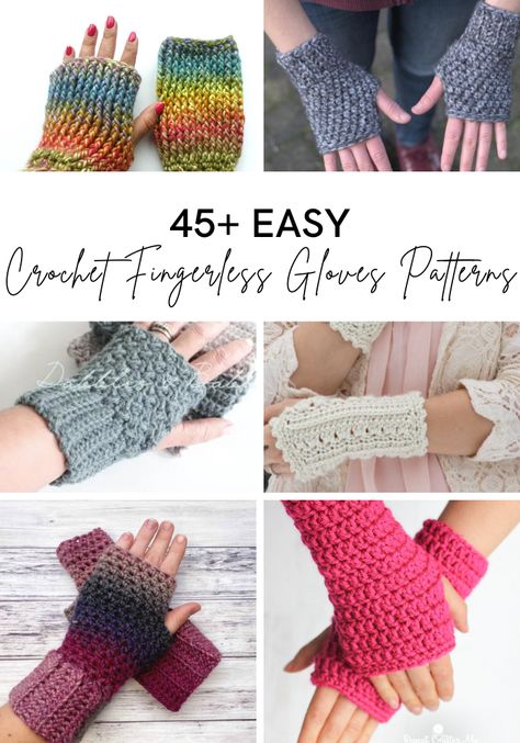 45+ Easy Crochet Fingerless Gloves Patterns - Stitch11 Easy Fingerless Gloves Crochet Pattern, Crochet Fingerless Gloves Free Pattern Easy Simple, Crochet Fingerless Gloves Free Pattern Dk Yarn, Crochet Lacy Fingerless Gloves Free Pattern, Crochet Moss Stitch Fingerless Gloves, Crochet Gloves Free Pattern, Crochet Fingerless Gloves Free Pattern, Crochet Arm Warmers, Crochet Mitts