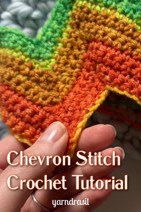 Easy to follow, free crochet chevron stitch pattern for beginners. Easy Chevron Crochet Blanket, Free Zig Zag Crochet Pattern, Crochet Zig Zag Scarf Pattern Free, Zig Zag Crochet Pattern Free, Chevron Scarf Crochet Pattern, Double Crochet Chevron Pattern Free, Chevron Stitch Embroidery Designs, Crochet Chevron Blanket Pattern Free, C2c Crochet Pattern Free Charts Easy