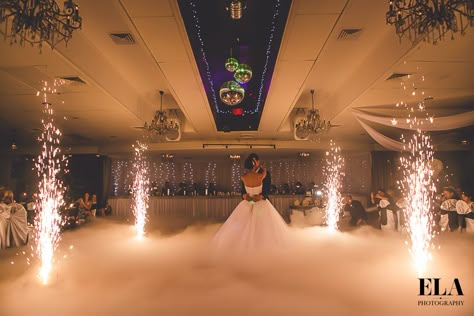 Fire after first dance as a couple, before everyone joins us on the dance floor! Wedding Fireworks, Couple Dance, Dance Floor Wedding, Ice Ice Baby, Wonderland Wedding, On The Dance Floor, Wedding Goals, Indoor Wedding, Wedding Dance