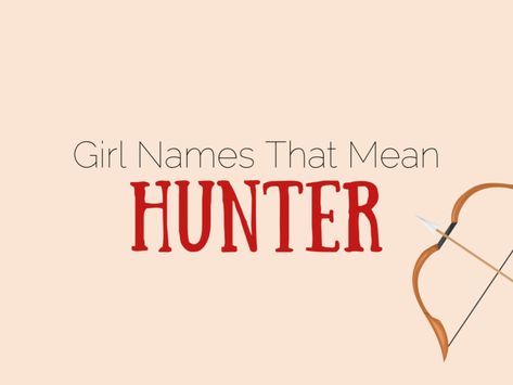 While the notion of hunting may be traditionally a more masculine activity, this list of girl names that mean hunter underscore the fact females can be successful at hunting endeavors as well. From Winda to Zarola to Cyrene and beyond, each name is unique and beautiful. Take a look! #girlnames #babynames Huntress Names, List Of Girl Names, Swahili Names, Girl Middle Names, Middle Name Ideas, Regal Names, Hunter Name, List Of Girls Names