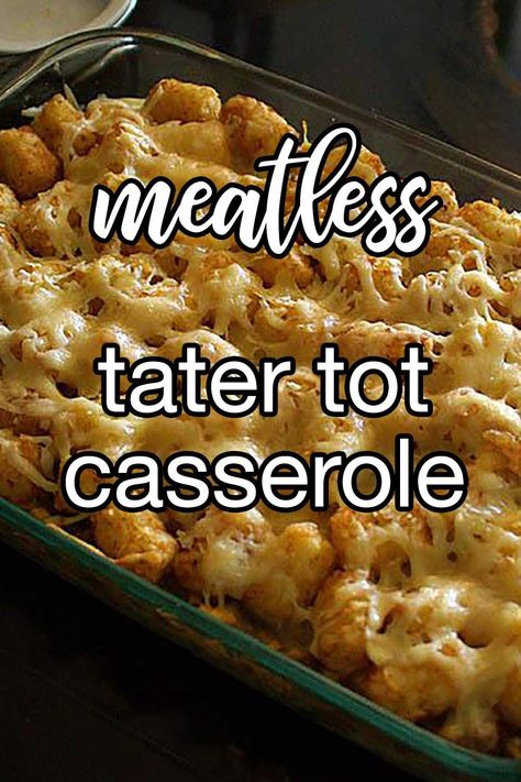 Tator Tot Hashbrown Casserole, Tator Tot Casserole Recipe No Meat, Tater Tot Lasagna, Jalapeno Tater Tot Casserole, M&m Casserole Funny, Tatie Tot Hot Dish, Tater Tot Cheesy Casserole, Tater Tot Casserole With Rotel, Tatertots Casserole Chili