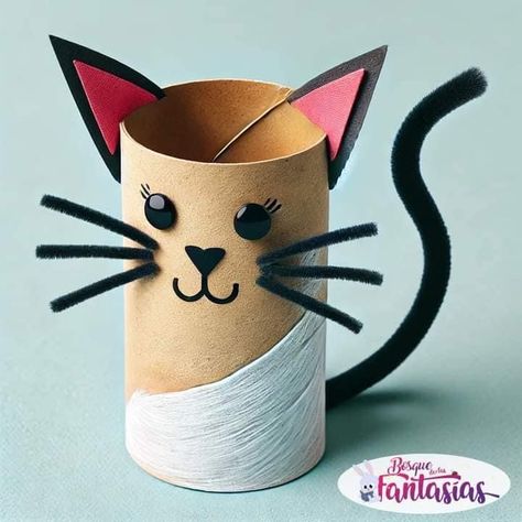 Toilet Paper Roll Animals, Cardboard Crafts Kids, Fabric Doll House, Toilet Paper Crafts, Egg Carton Crafts, Paper Roll Crafts, Animal Crafts For Kids, Toilet Paper Roll Crafts, Mothers Day Crafts For Kids