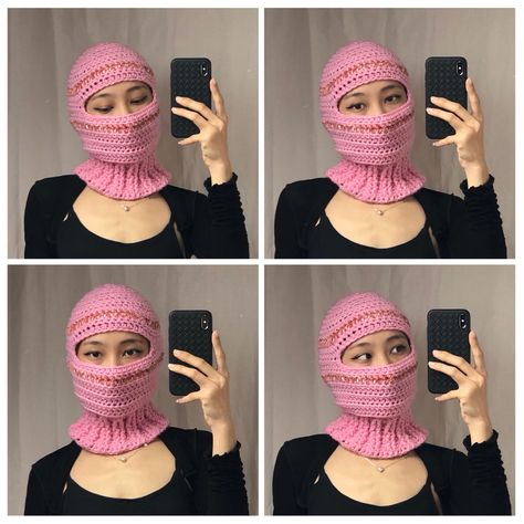 Baclava Hat, Aboc Studio, Crochet Balaclava Pattern, Balaclava Crochet, Balaclava Ski Mask, Crochet Balaclava, Mask Tutorial, Ski Mask, Scarf Hat