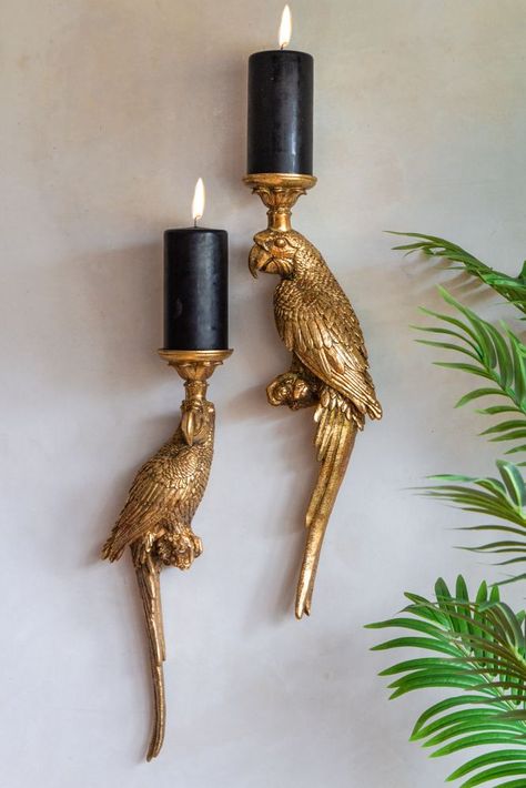 Perfect Personality, Quirky Homeware, Wall Mounted Candle Holders, Interior Design Per La Casa, Rockett St George, Standing Candle Holders, Gold Candle Holders, Dekor Diy, Wall Candle Holders