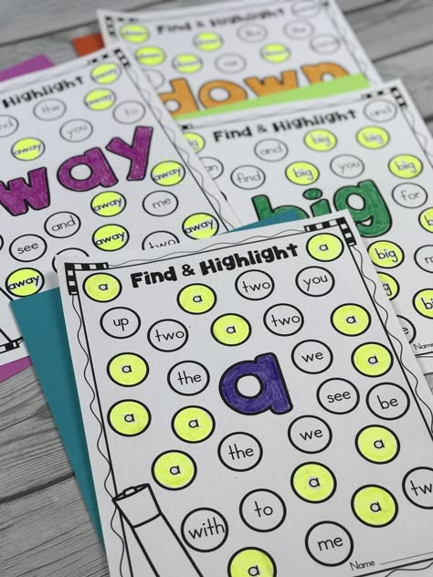 Sight Word Practice Preschool, Beginning Sight Words Preschool, Sight Word Printables, Sight Word Worksheets For Kindergarten, Sight Word Bingo Free Printable, Kindergarten Sight Word Activities, Sight Word Worksheets Free Printables, Sight Words Worksheets, Preschool Sight Words Activities