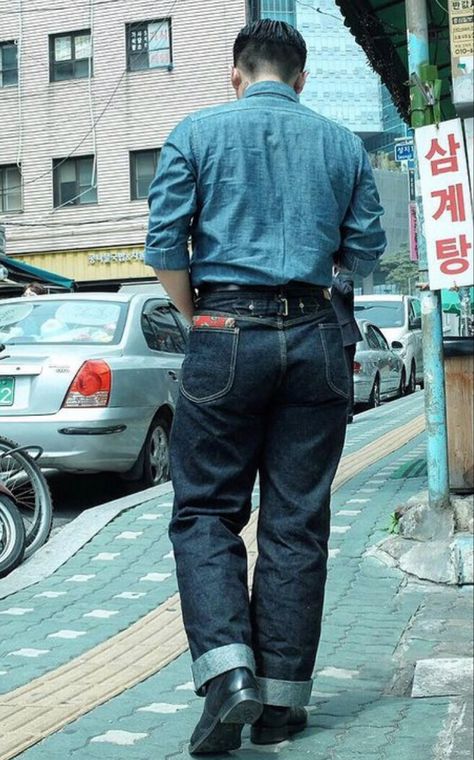 Clothes For Men Over 50, Japan Jeans, Vintage Fashion Style, Men Over 50, Hunting Decor, Workwear Vintage, Denim Inspiration, Everyday Clothes, Denim Boots