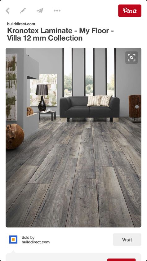 Grey Laminate Flooring, Grey Wood Floors, Grey Laminate, Wood Laminate Flooring, 아파트 인테리어, Floor Ideas, Grey Flooring, Floor Colors, Living Room Flooring