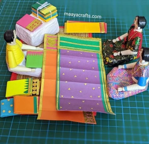 Navrathri Golu Decoration Ideas, Dasara Decoration Ideas, Dasara Decoration Ideas At Home, Rukhwat Ideas, Bommala Koluvu, Golu Dolls, Home Flower Decor, Pooja Decor, Janmashtami Decoration