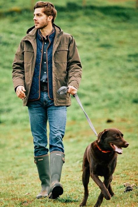 Country Style Men, Country Outfits For Men, Mens Outdoor Style, Farmer Fashion, Countryside Outfit, Mens Outdoor Fashion, British Country Style, Outdoorsy Style, British Style Men