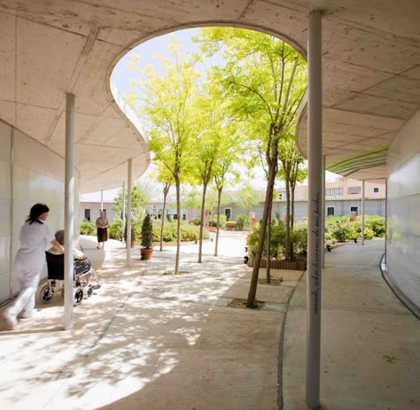 Hospital Architecture, Healthcare Architecture, Healing Garden, Elderly Home, Community Living, Hospital Design, Healthcare Design, Santa Rita, Nursing Home