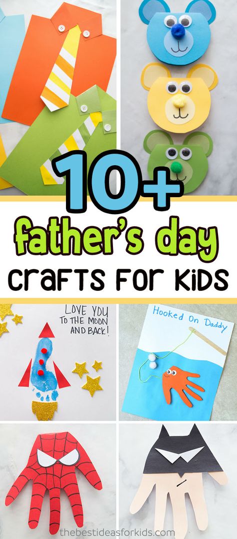 Fathers Day Crafts - The Best Ideas for Kids Simple Fathers Day Crafts For Kids, Father S Day Crafts For Toddlers, Father’s Day Crafts For Kids, Grandpa Craft, Toddler Fathers Day Gifts, Fathers Day Crafts For Kids, Father's Day Crafts For Kids, Craft Ideas For Toddlers, Kids Fathers Day Crafts