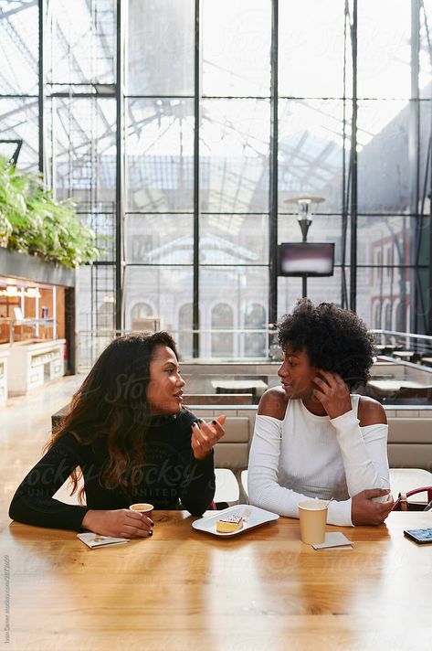 Sitting And Talking Pose, Two People At A Table Reference, Someone Sitting At A Table Reference, Having Coffee With Friends, Two Person Sitting Poses, Sitting At The Table Pose, Talking Aesthetic People, Two People Studying Reference, Two People Sitting At A Table