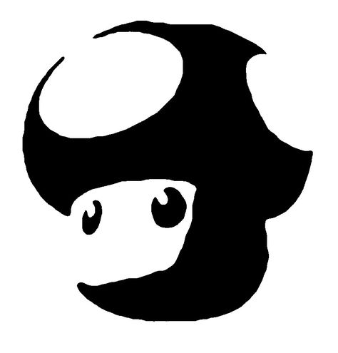 Mario Mushroom stencil Shirt Stencil Ideas, Black And White Stencil Art, Stencil Graffiti Art, Grafitti Stencils, Graffiti Stencil Template, Diy Shirt Painting Ideas, Diy Screenprint, Mushroom Template, Mushroom Stencil