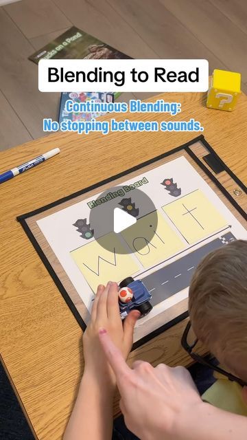 23K views · 1.3K likes | Jessica Farmer on Instagram: "🏎️💨 VROOM! Watch as my kindergartener uses continuous blending to read long A words! Comment “Race Track Blending” to get this 🆓 resource immediately! 🤩  These mats can be used with any words that are between 3-5 sounds. 🏁   🤔 Got questions about blending? Let me know! I’ll be modeling some encoding practice soon.   #teachersofinstagram #teachersoftiktok #scienceofreading #structuredliteracy #phonics #phonemicawareness #foundationalskills #iteachfirst #prek #kindergarten #firstgrade #secondgrade #untileverychildcanread #ela #decodingskills #blendingtips #continuoussounds #successiveblending" Blend Words Activities, Blending Phonics Activities, Blending Words Activities, Blending Activities For Kindergarten, Phonics Blending Activities, Continuous Blending, Blending Phonics, Blending Sounds Activities, Blend Activities